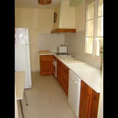 1er étage • Vue de la cuisine du haut.